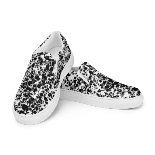 Obsidian Foam on a Men's Slip-On Canvas Shoes