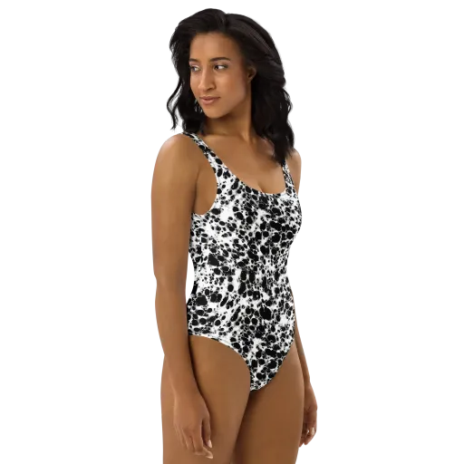 Obsidian Foam on a One-Piece Swimsuit