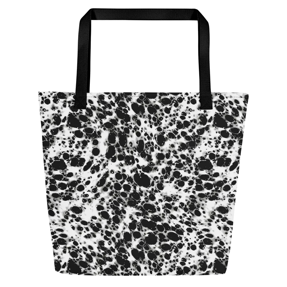 Obsidian Foam on Large Tote Bag W/ Pocket — Front