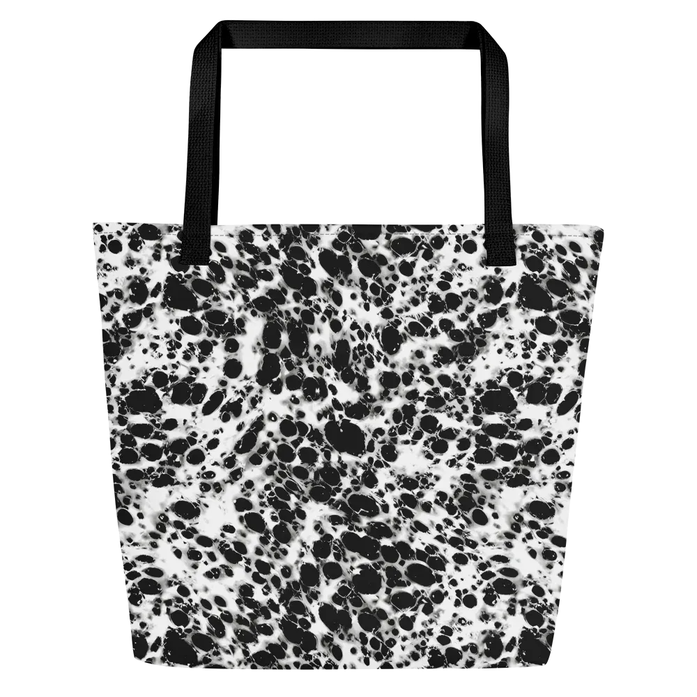 Obsidian Foam on Large Tote Bag W/ Pocket — Front