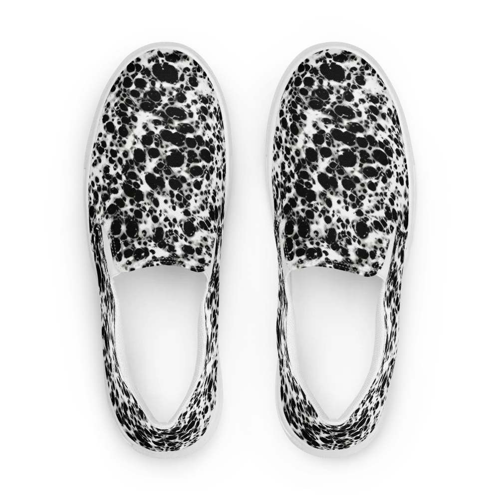 Obsidian Foam on Women's Slip-On Canvas Shoes — Front