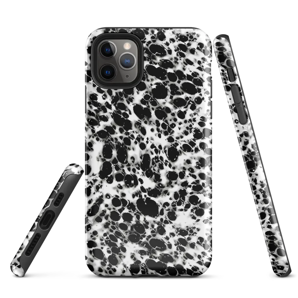 Obsidian Foam on Tough Case for iPhone® — Front
