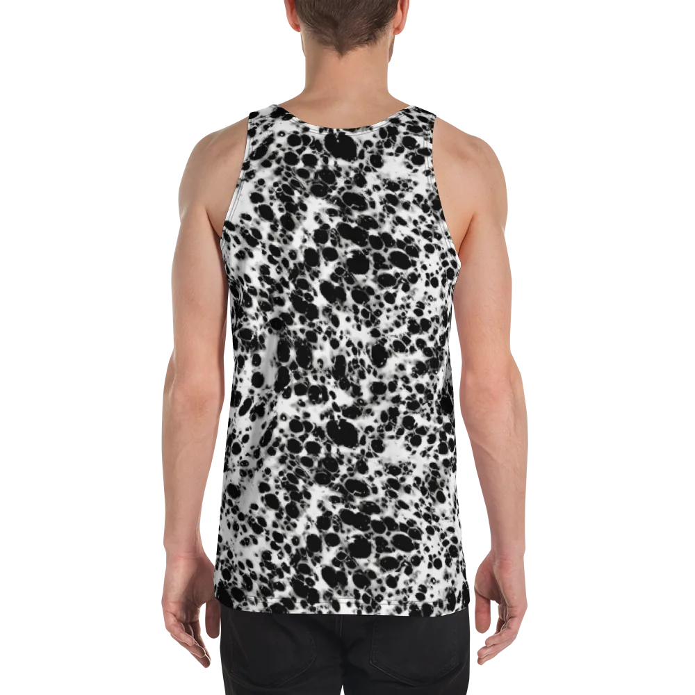 Obsidian Foam on Men's Tank Top — Back