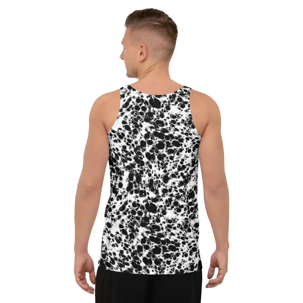 Obsidian Foam on Men's Tank Top — Back