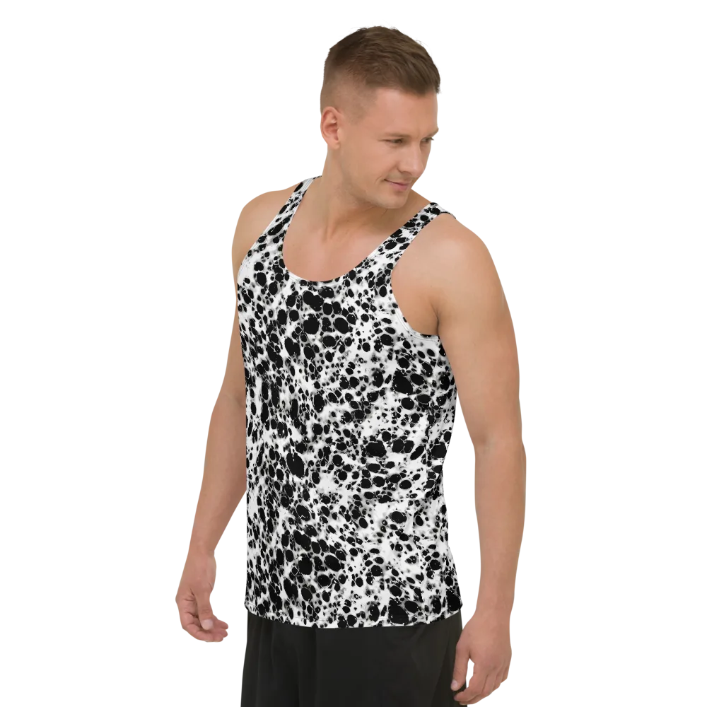 Obsidian Foam on Men's Tank Top — Left Front