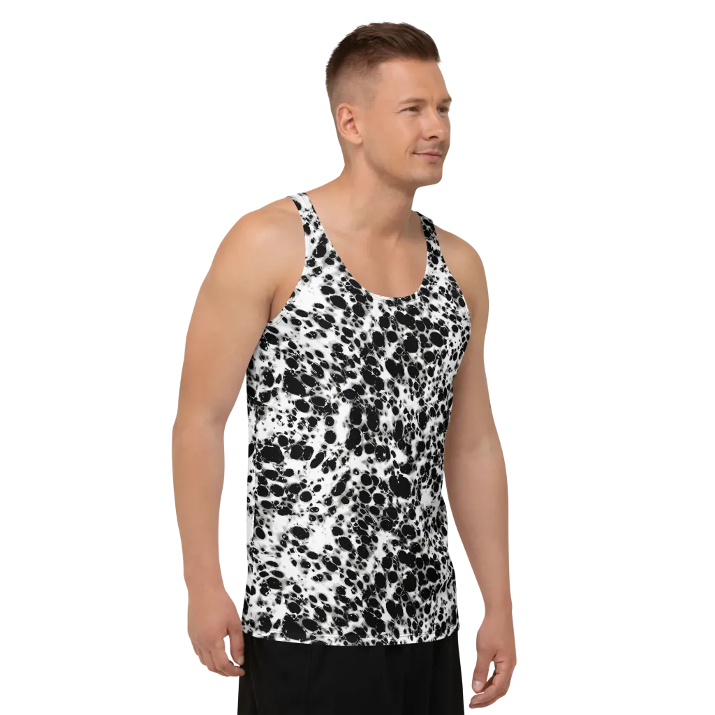 Obsidian Foam on Men's Tank Top — Right Front