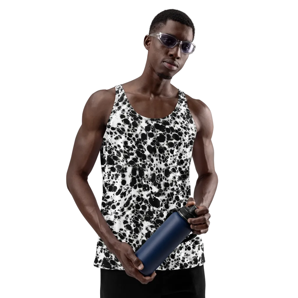 Obsidian Foam on Men's Tank Top — Front