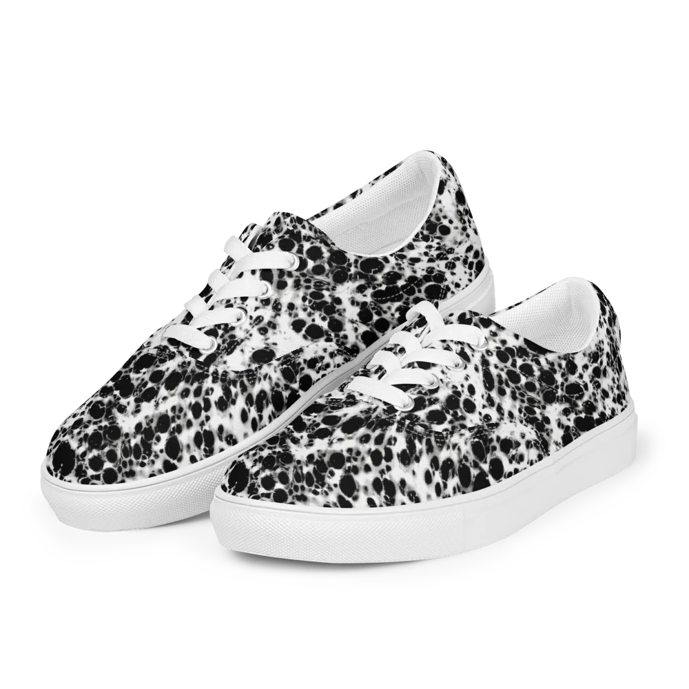 Obsidian Foam on Men's Lace-Up Canvas Shoes — Left Front