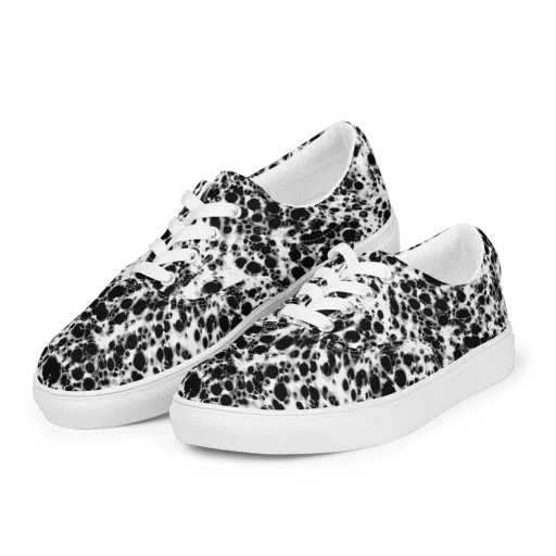 Obsidian Foam on a Men's Lace-Up Canvas Shoes