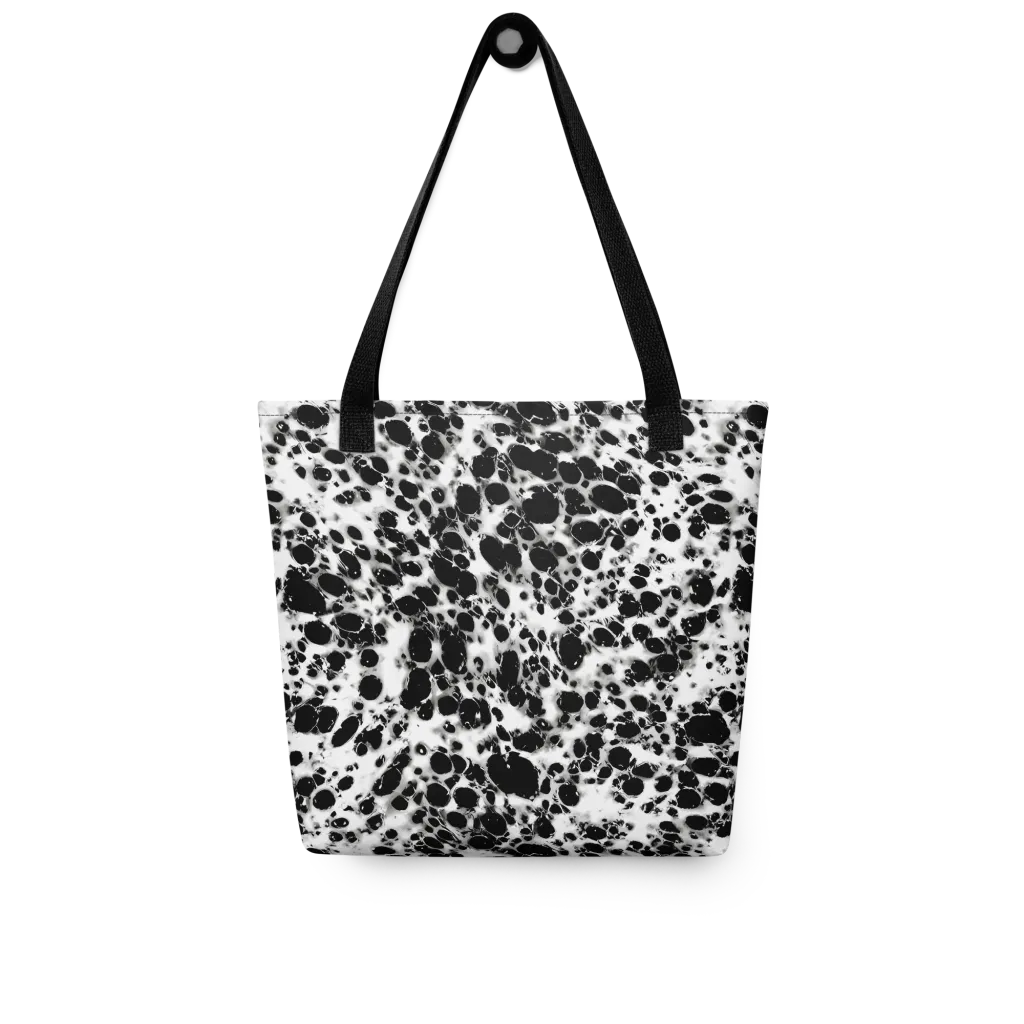 Obsidian Foam on Tote Bag — Front