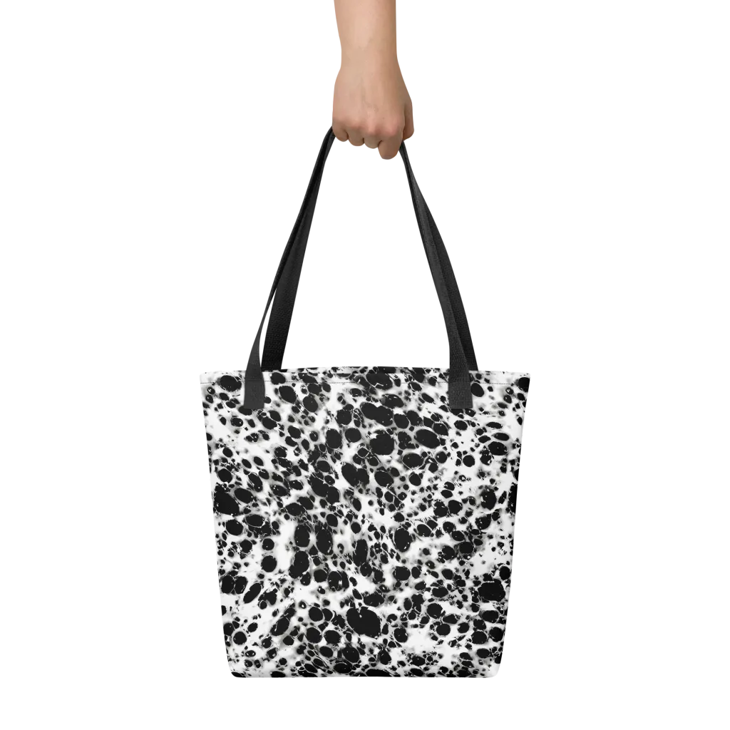 Obsidian Foam on Tote Bag — Front