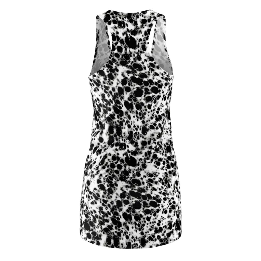 Obsidian Foam on Racerback Dress — Back
