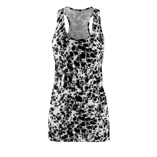 Obsidian Foam on a Racerback Dress