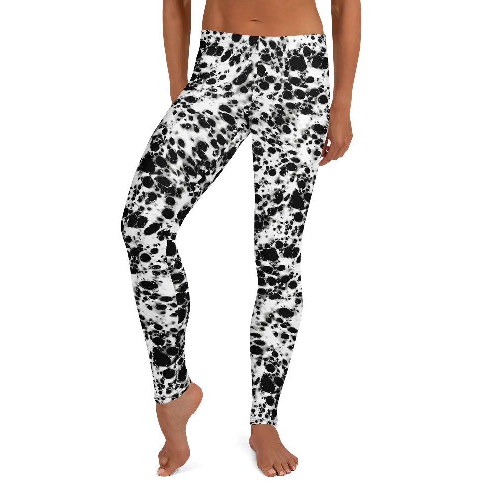 Obsidian Foam on Leggings — Front