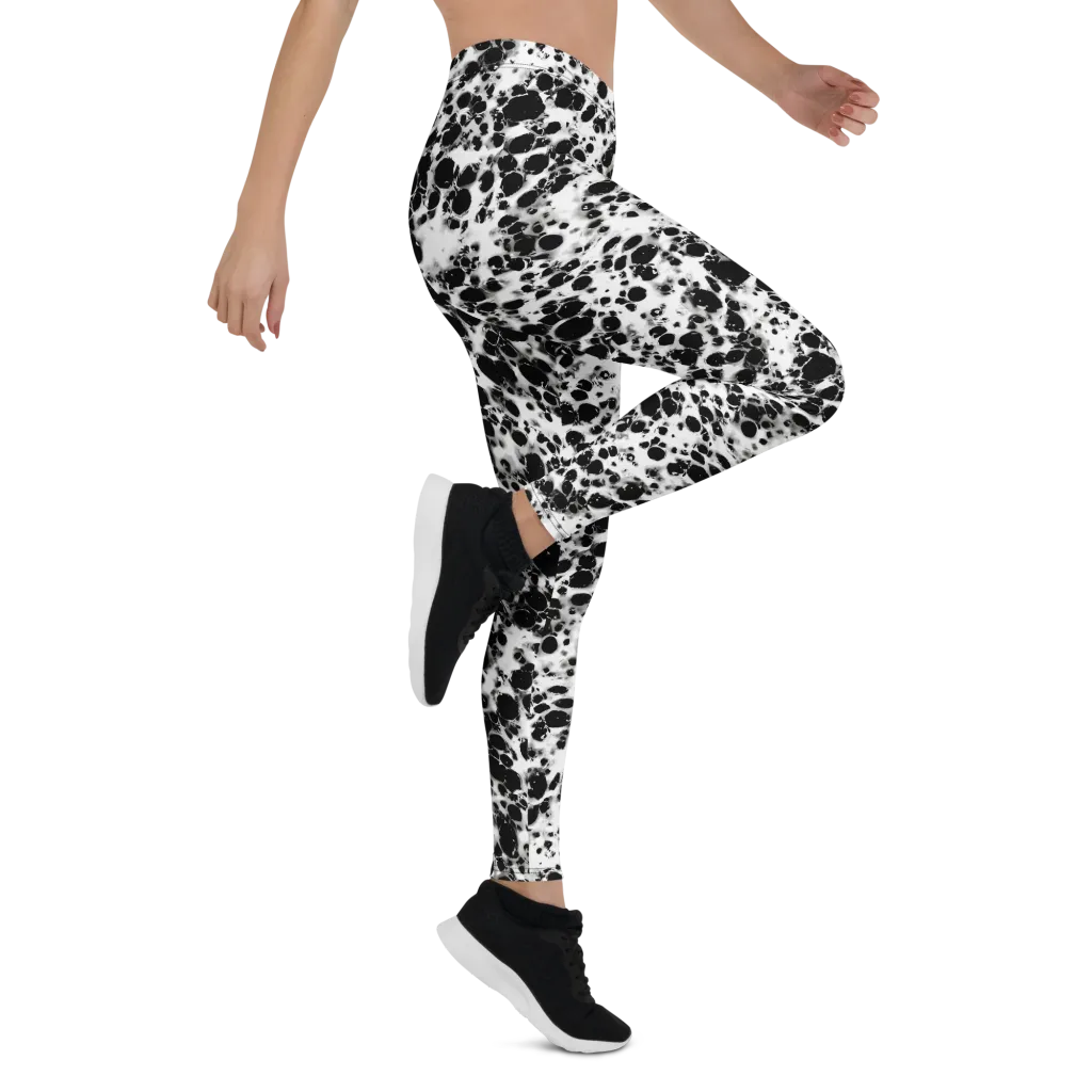 Obsidian Foam on Leggings — Right