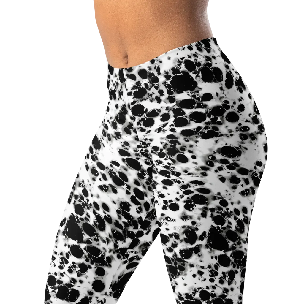 Obsidian Foam on Leggings — Left Front