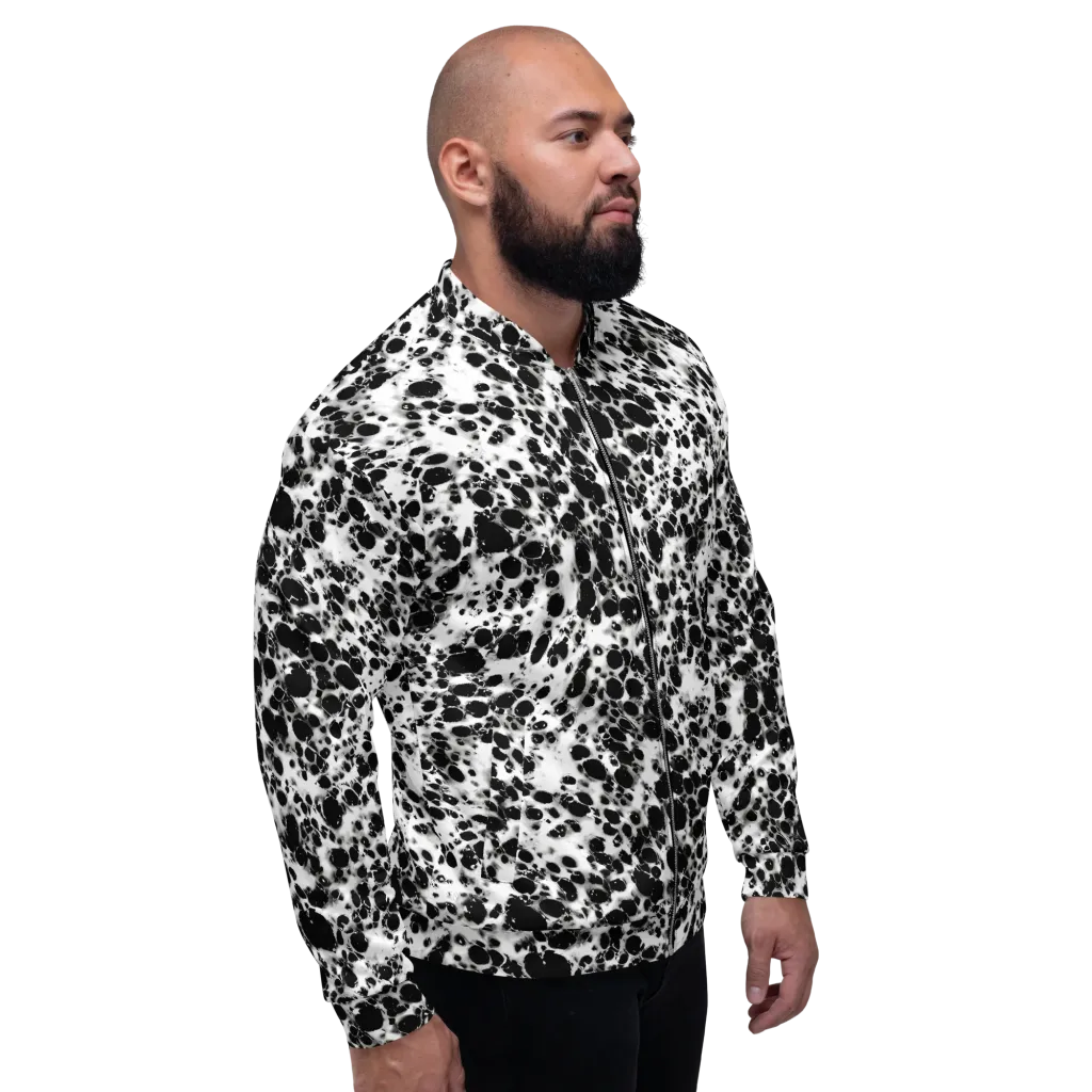 Obsidian Foam on Bomber Jacket — Right