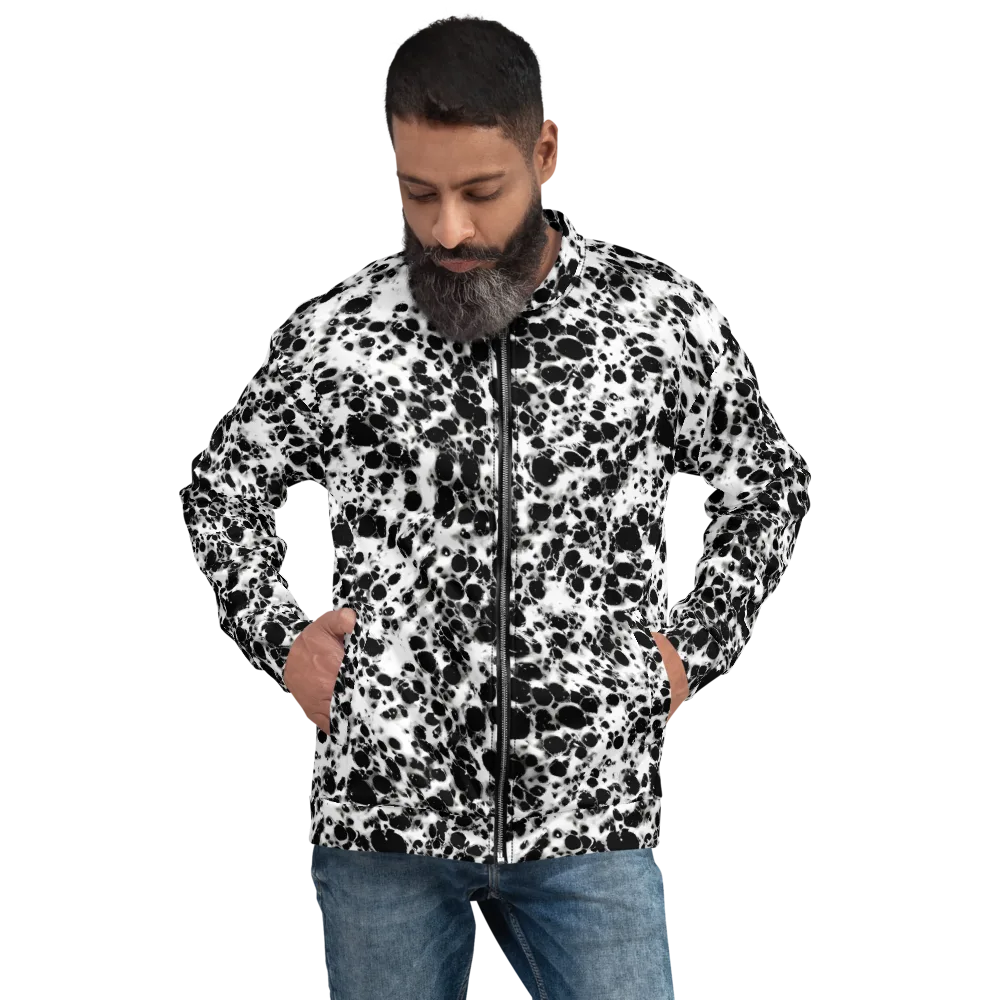 Obsidian Foam on Bomber Jacket — Front