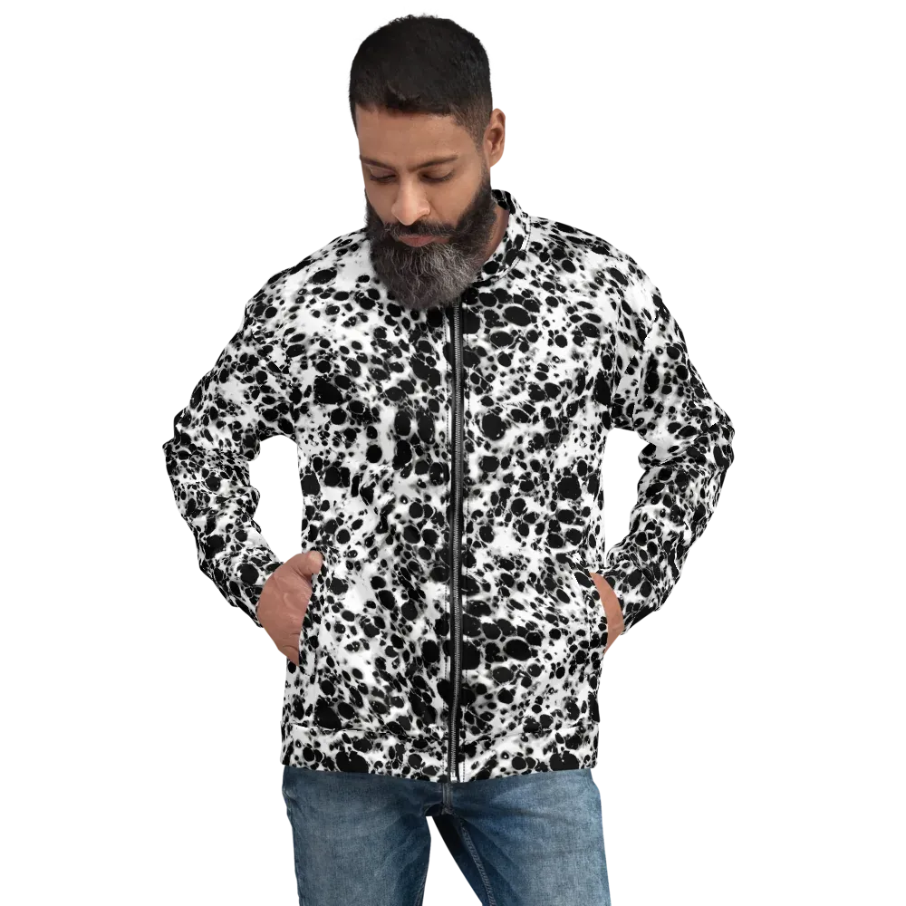 Obsidian Foam on Bomber Jacket — Front
