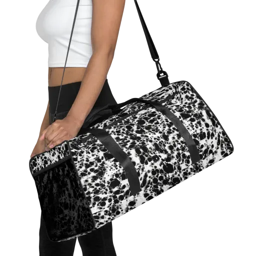 Obsidian Foam on a Duffle Bag