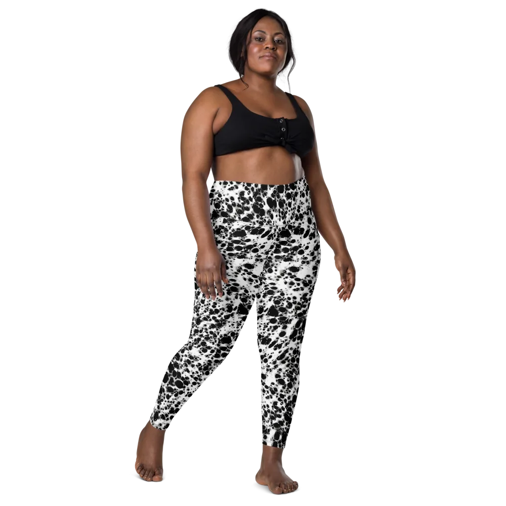 Obsidian Foam on Leggings with Pockets — Front