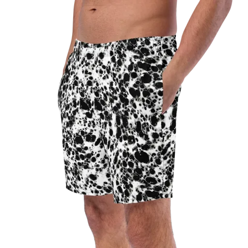 Obsidian Foam on a Swim Trunks