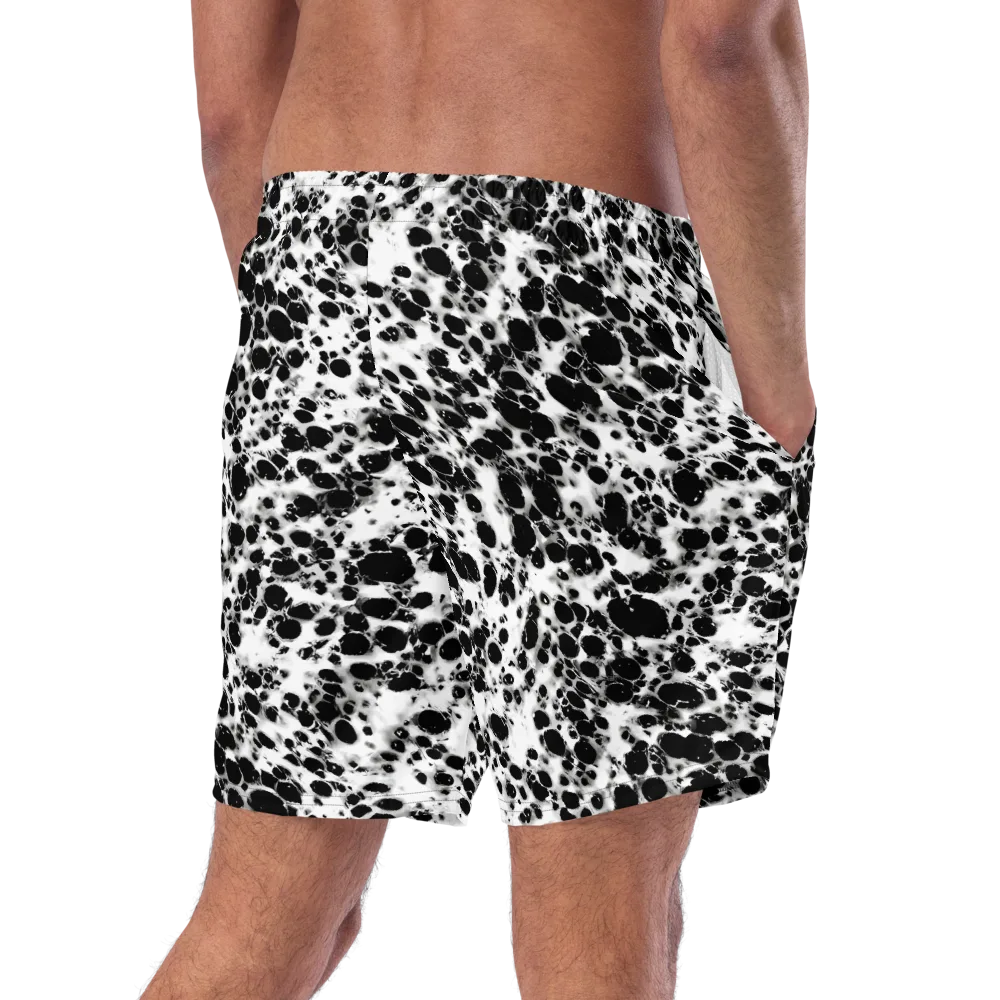 Obsidian Foam on Swim Trunks — Right Back