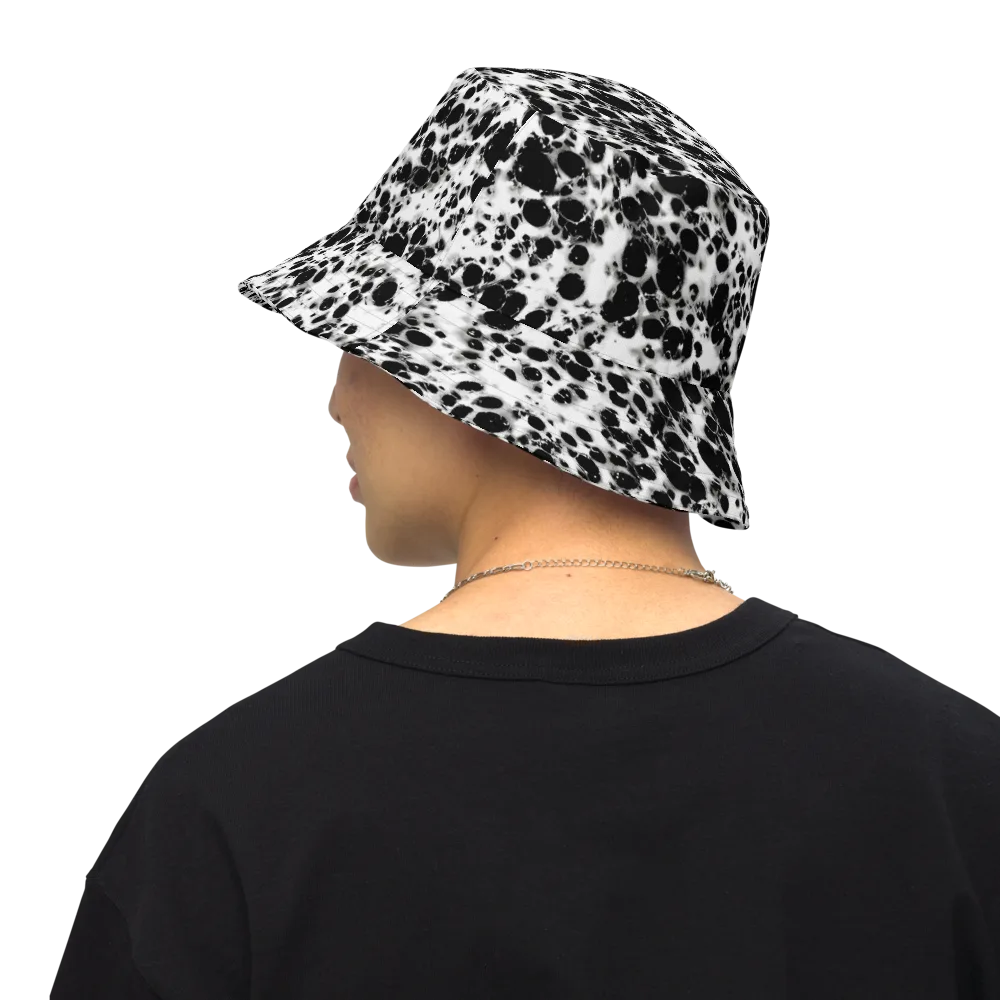 Obsidian Foam on Reversible Bucket Hat — Back Inside