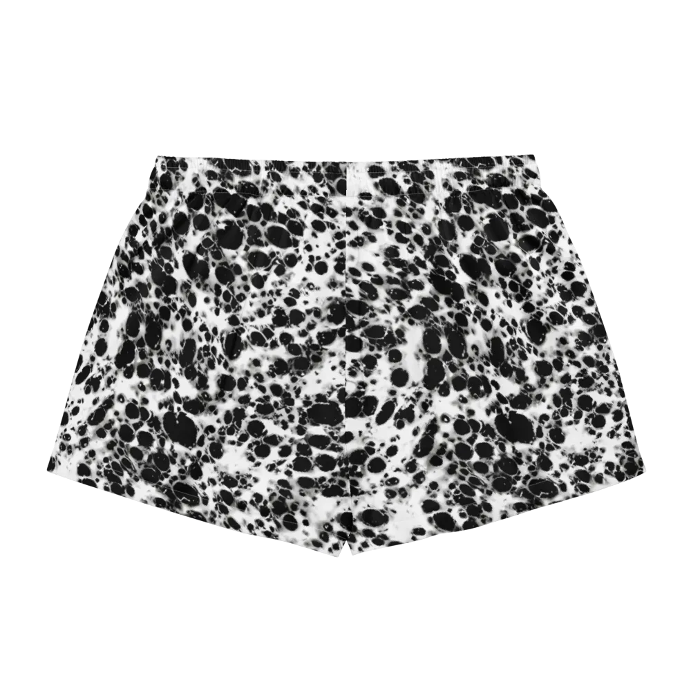 Obsidian Foam on Women's Pajama Shorts — Back
