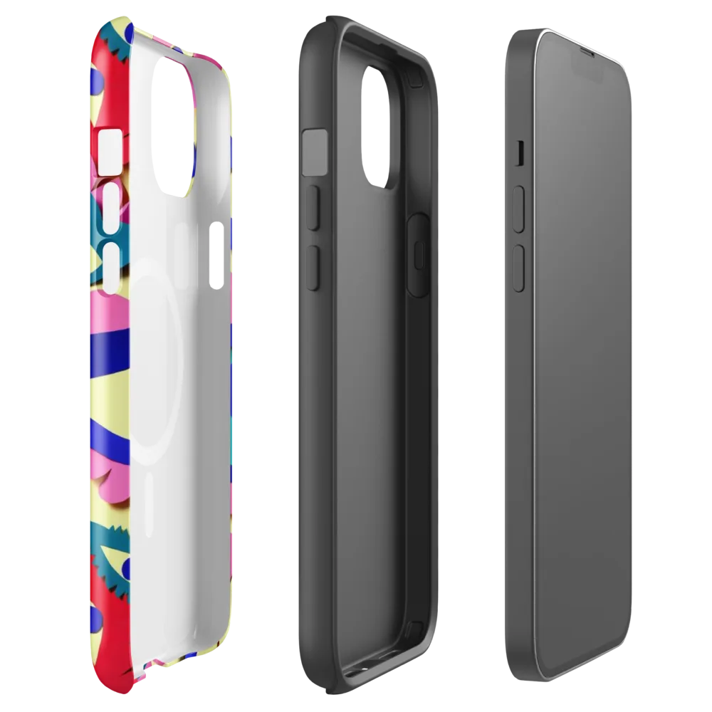 Paper Eye Parade on MagSafe Tough Case for iPhone® — Front