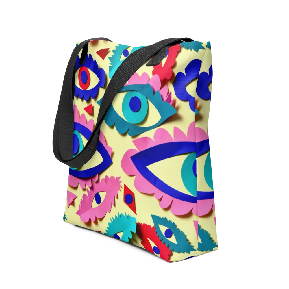 Paper Eye Parade on Tote Bag — Front