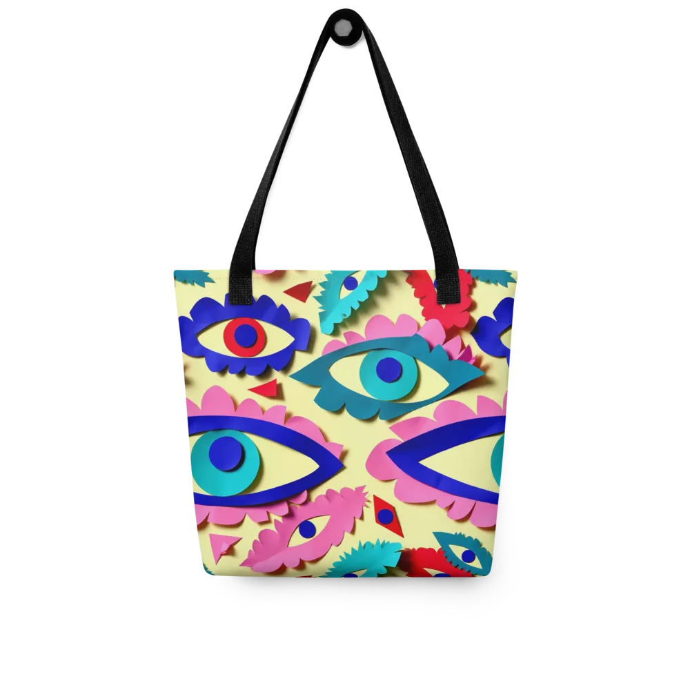 Paper Eye Parade on Tote Bag — Front