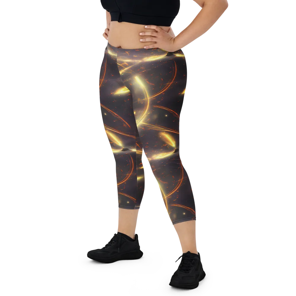 Stellar Arcana on Capri Leggings — Front