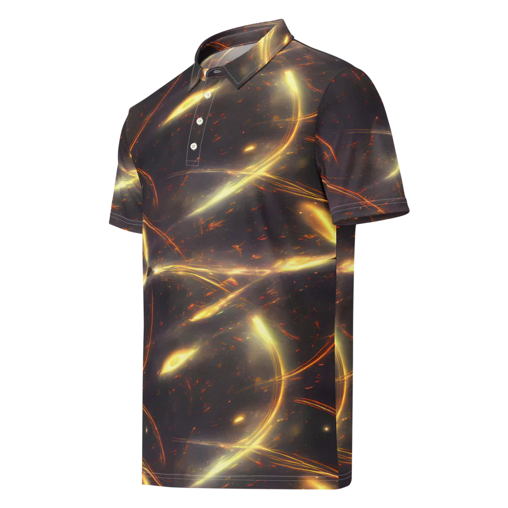 Stellar Arcana on Men's Slim Fit Polo Shirt — Left Front