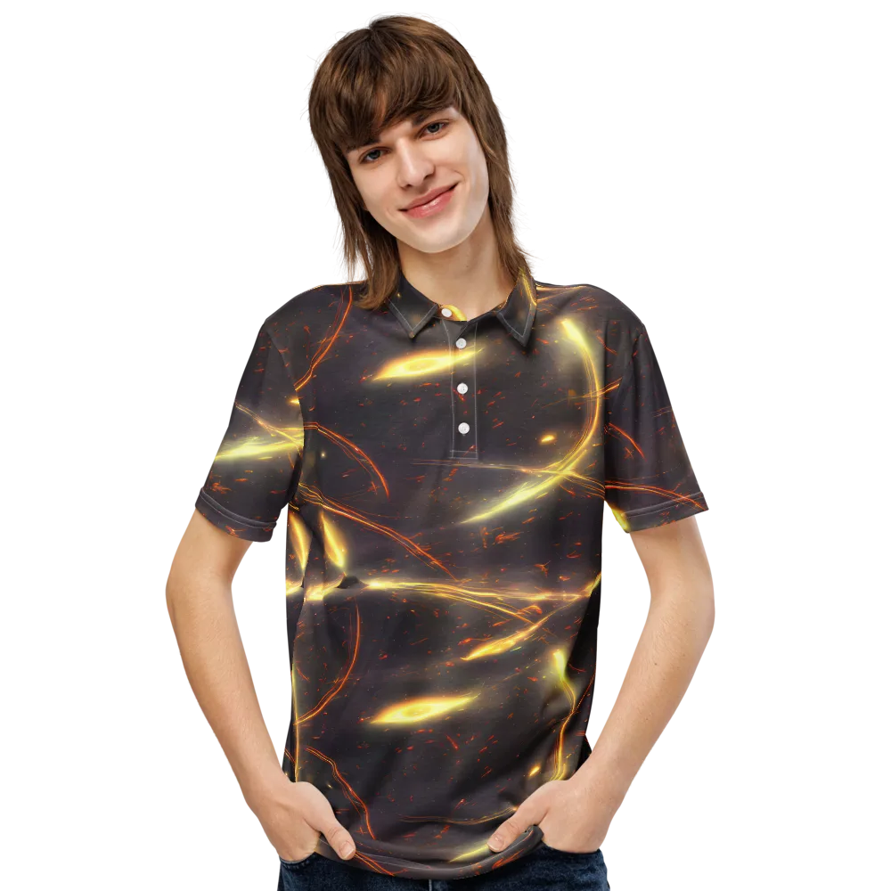 Stellar Arcana on Men's Slim Fit Polo Shirt — Front
