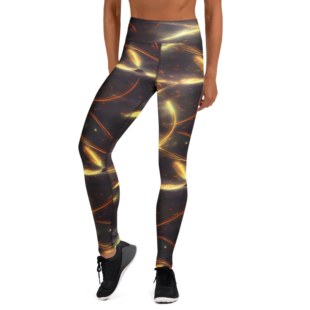Stellar Arcana on Yoga Leggings — Front