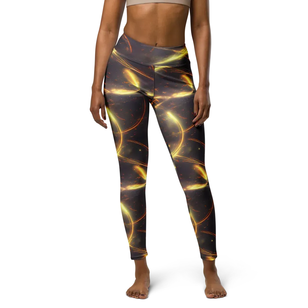 Stellar Arcana on Yoga Leggings — Front