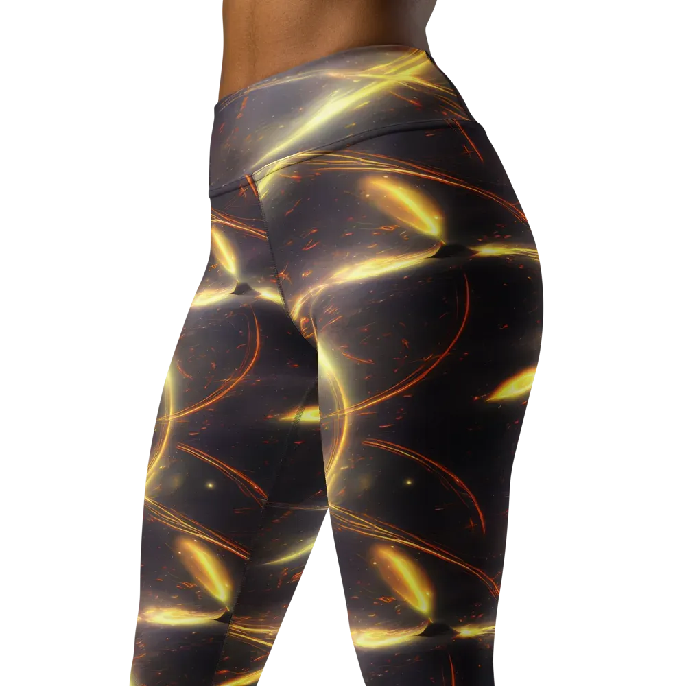Stellar Arcana on Yoga Leggings — Left Front
