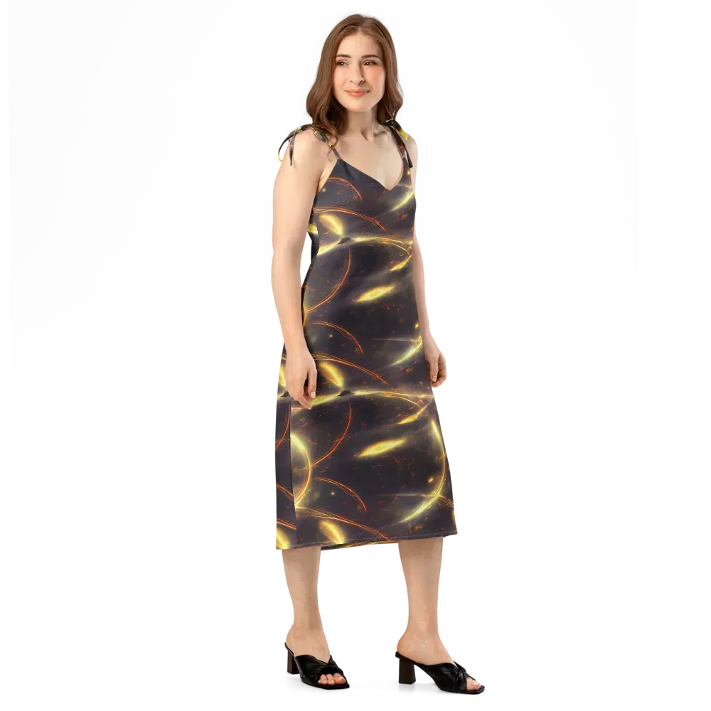 Stellar Arcana on Slip Dress — Right Front