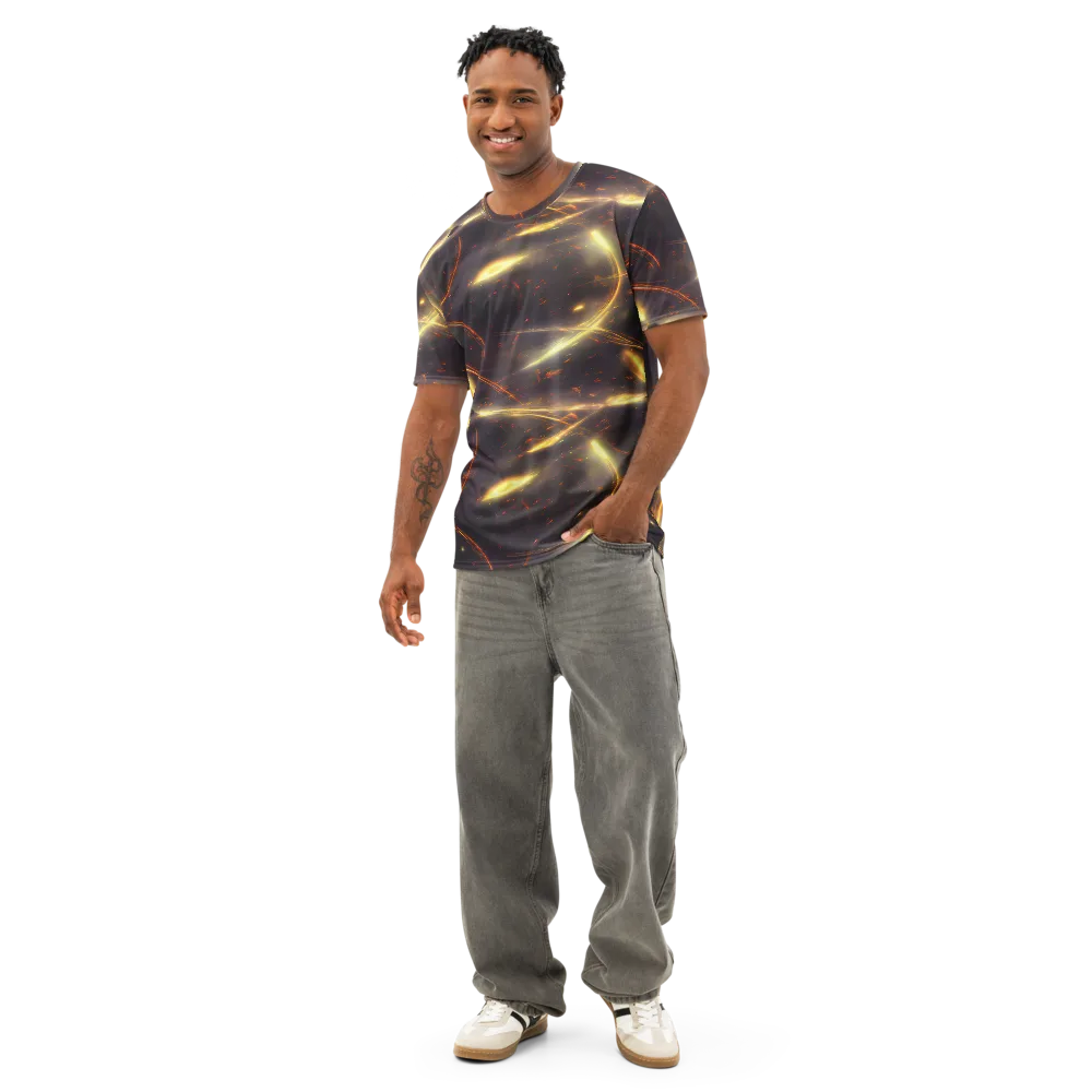 Stellar Arcana on Men's Cotton Crew Neck T-Shirt — Front