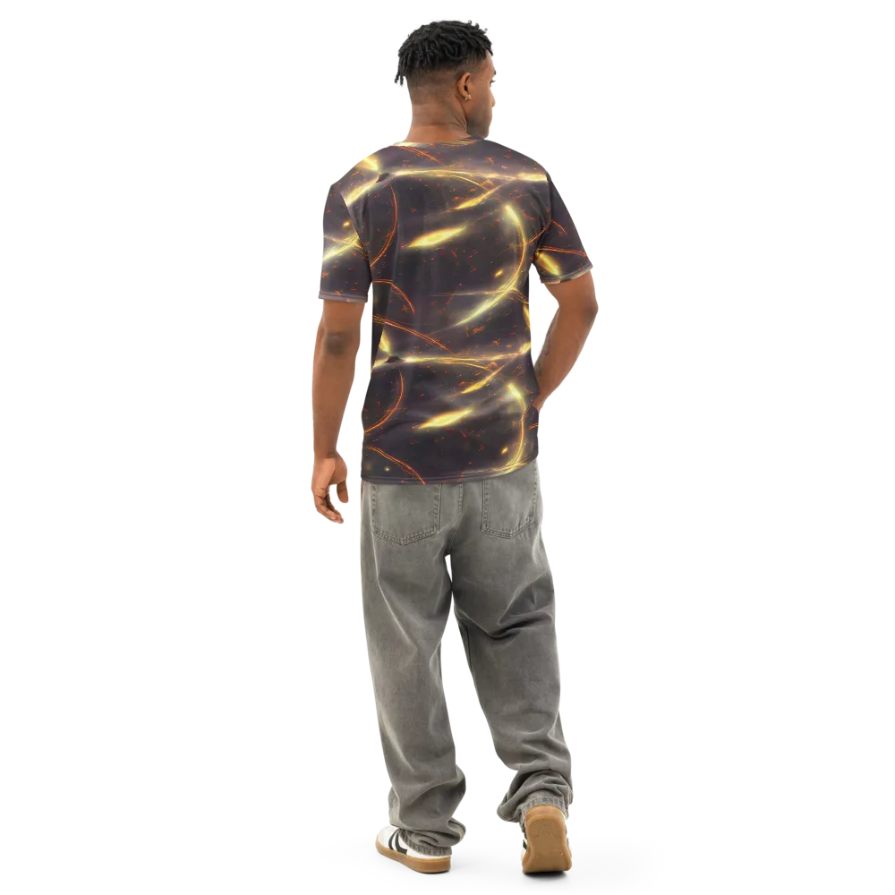 Stellar Arcana on Men's Cotton Crew Neck T-Shirt — Back