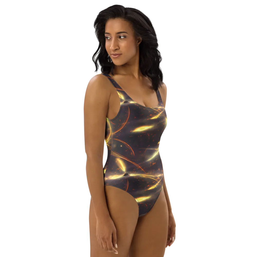 Stellar Arcana on One-Piece Swimsuit — Right