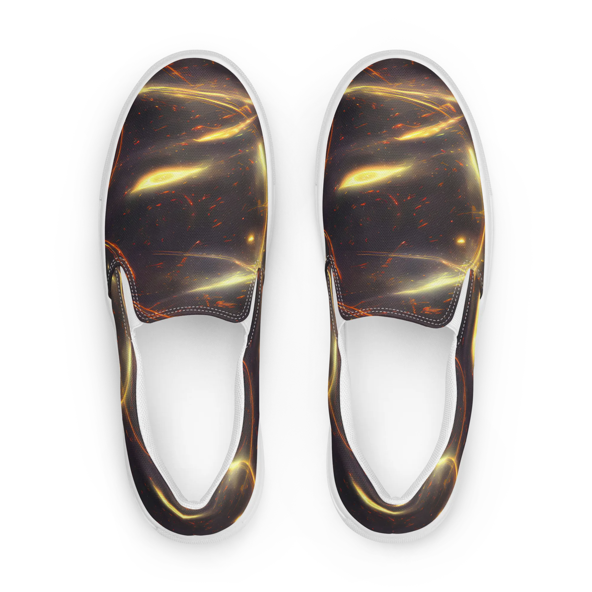 Stellar Arcana on Women's Slip-On Canvas Shoes — Front