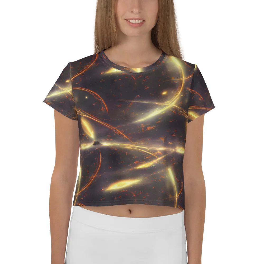 Stellar Arcana on Crop Tee — Front