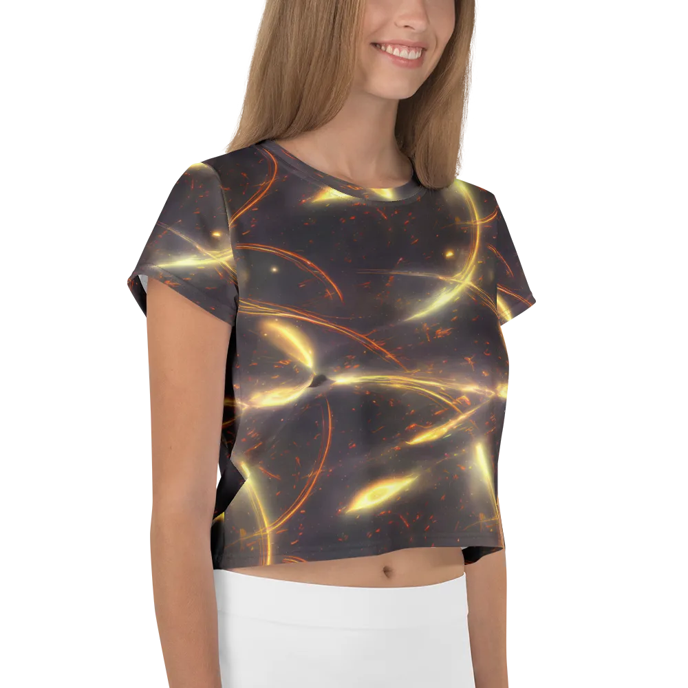Stellar Arcana on Crop Tee — Right