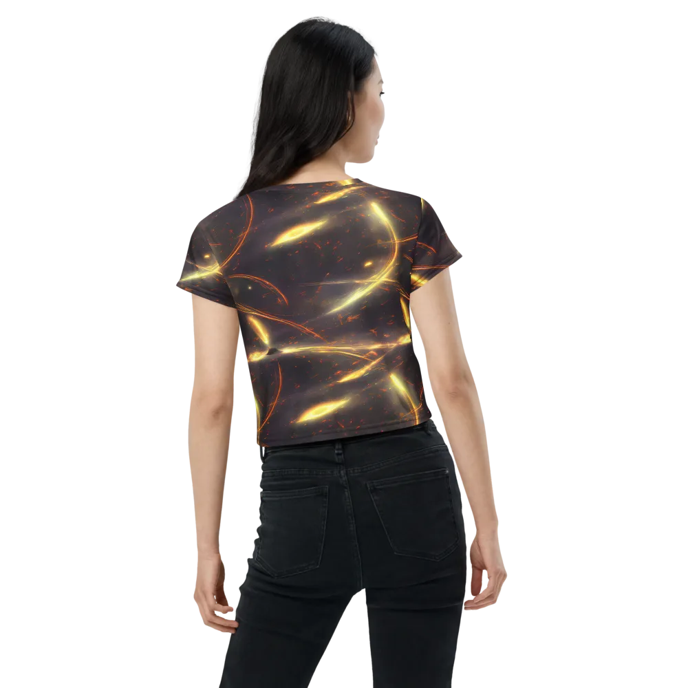 Stellar Arcana on Crop Tee — Back