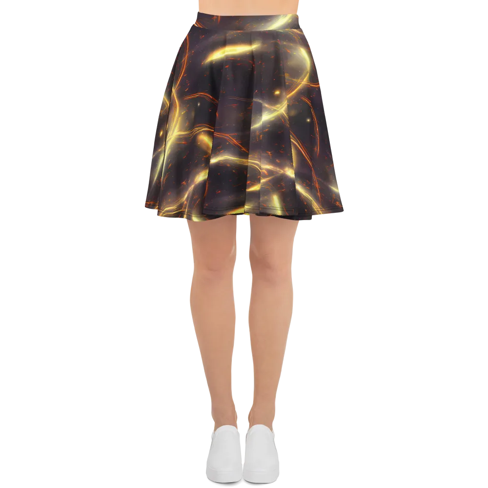 Stellar Arcana on Skater Skirt — Front