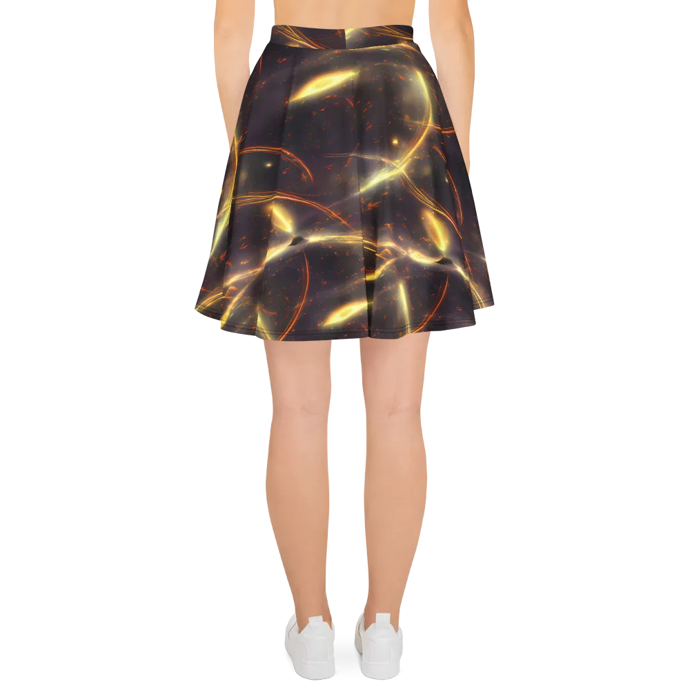 Stellar Arcana on Skater Skirt — Back