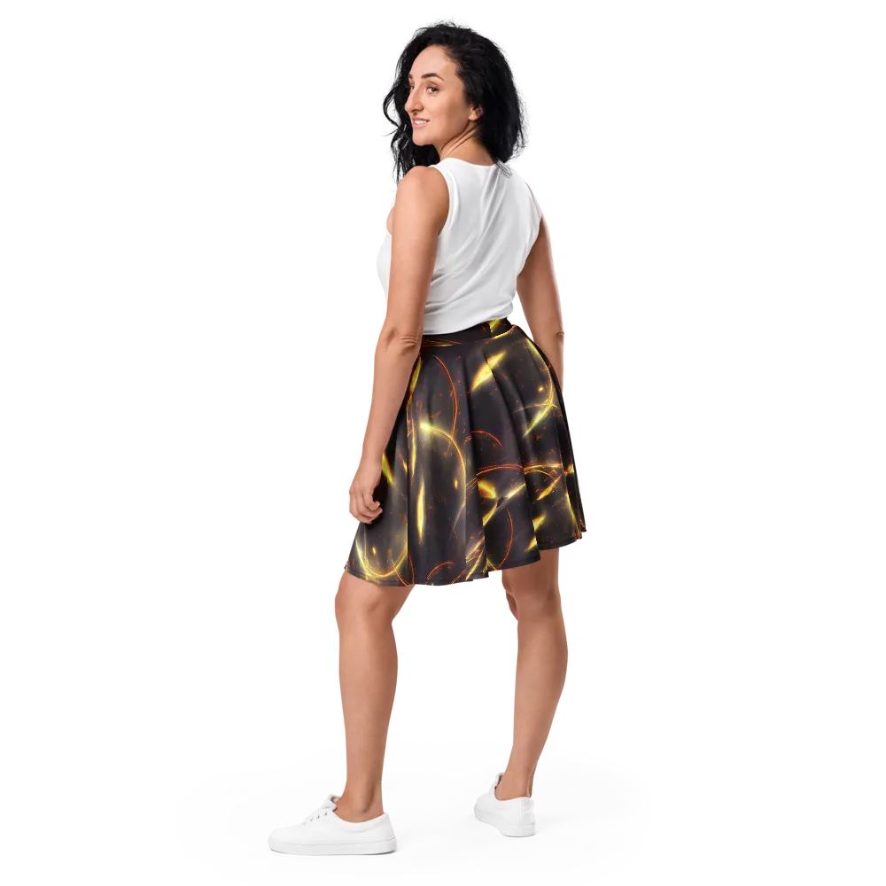 Stellar Arcana on Skater Skirt — Back