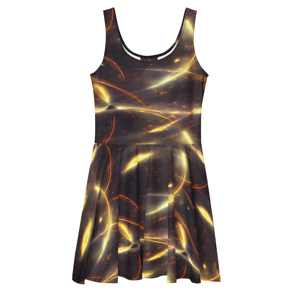 Stellar Arcana on Skater Dress — Front